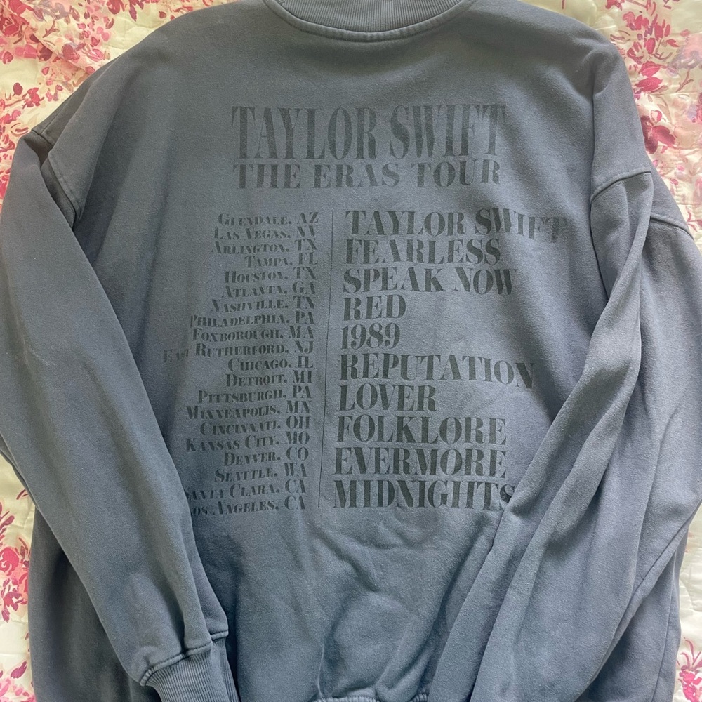 Taylor Swift Eras Tour Blue Crewneck